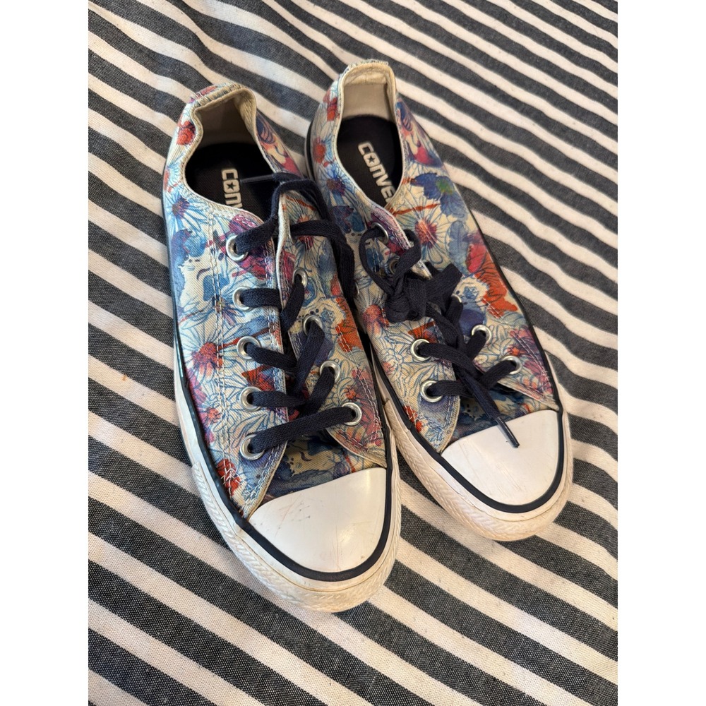Converse Chuck Taylor All Star Low Top‎ Floral Botanical Sneakers Womens 6